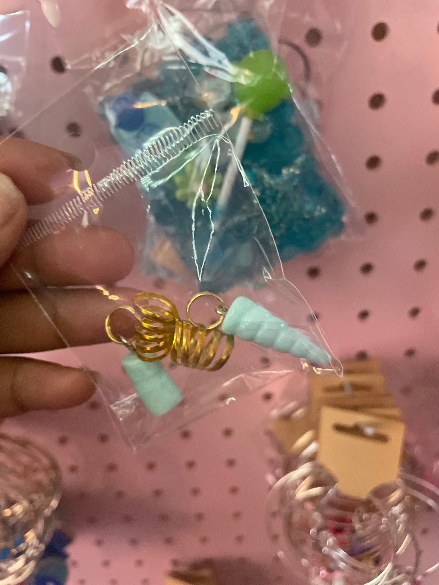 Unicorn Twist ( 2 Pc Braid Charm Set )