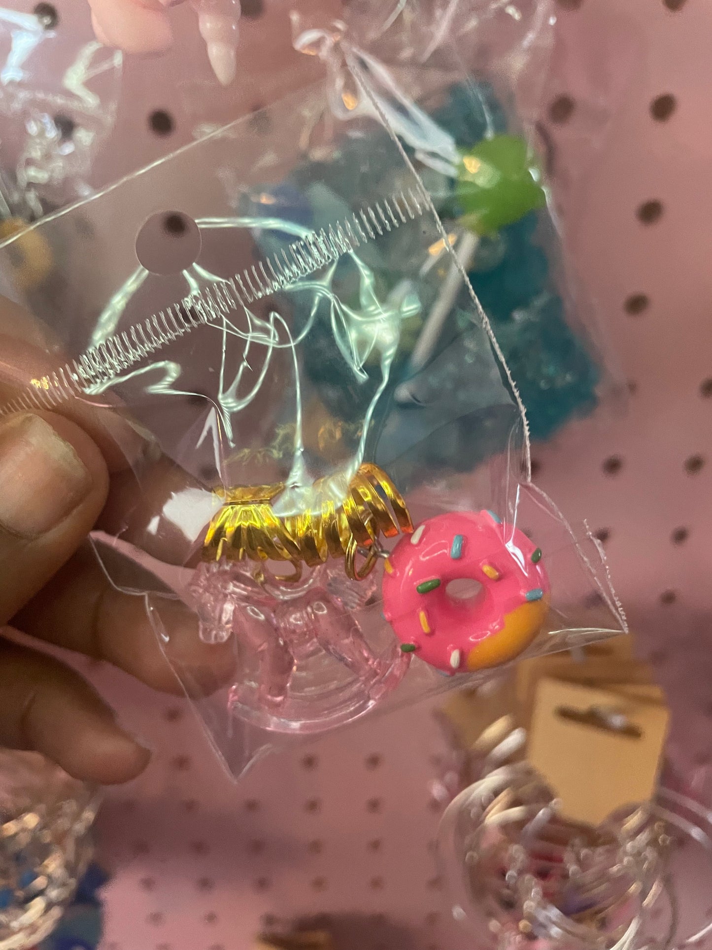 Donut ( 2 Pc Braid Charm Set )