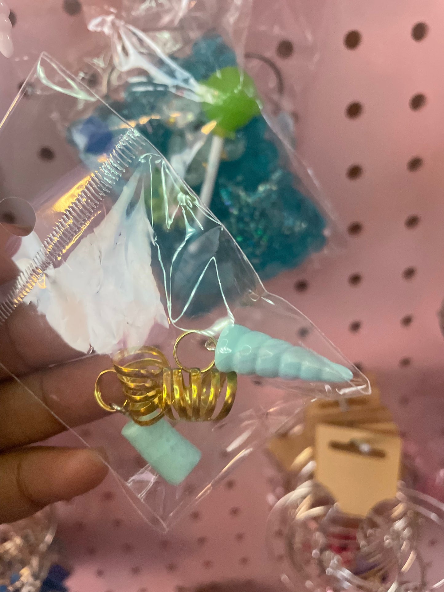 Unicorn Twist ( 2 Pc Braid Charm Set )